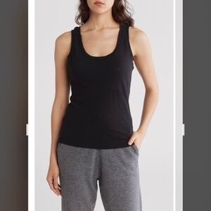 Theory Cotton Tank in Black Size XS